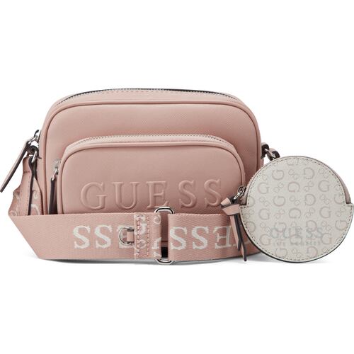 Bolso Crossbody Guess Factory Rosa para Mujer