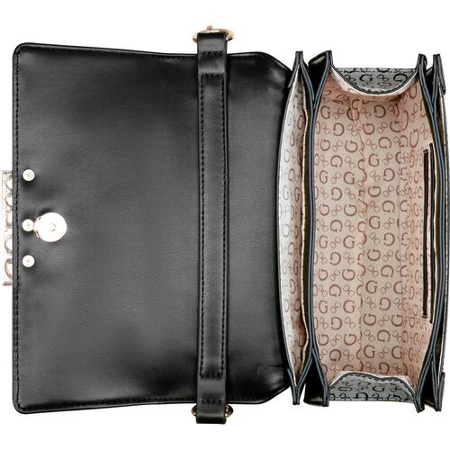 Bolso Crossbody Guess Factory Negro para Mujer