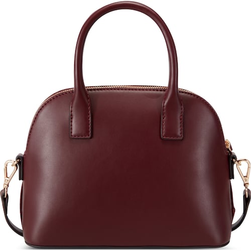 Bolso Satchel Guess Factory Vino para Mujer