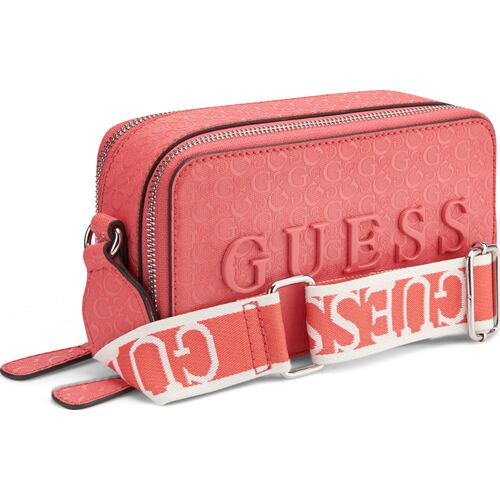 Bolsa Crossbody Guess Factory Rojo para Mujer