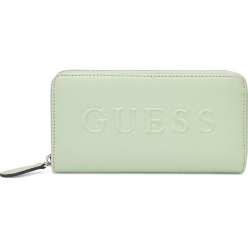 Cartera Z Around Guess Factory Verde para Mujer