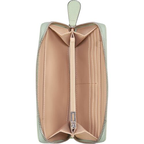 Cartera Z Around Guess Factory Verde para Mujer