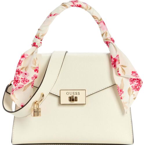 Bolsa Crossbody Guess Color Beige Claro para Mujer