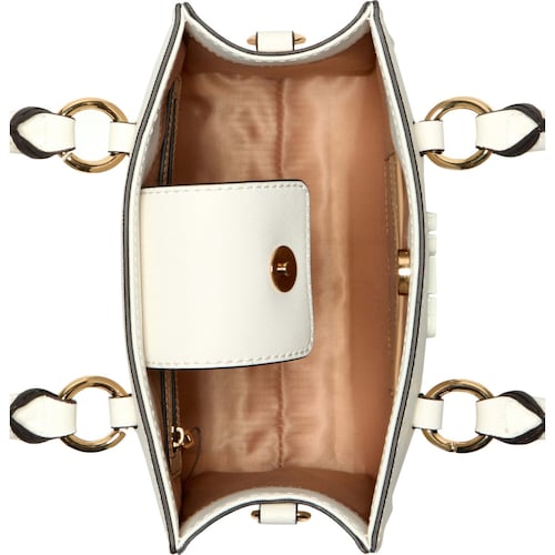 Bolsa Satchel Guess Color Beige Claro para Mujer