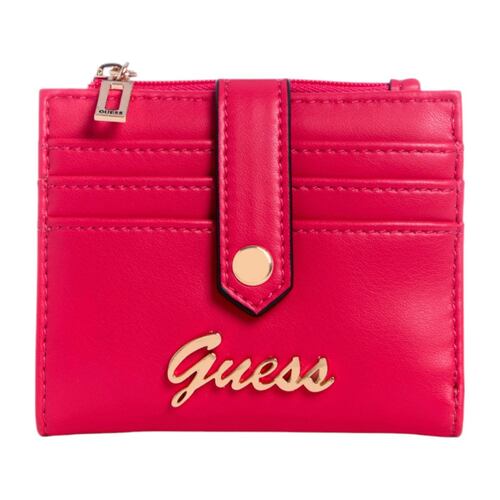 Cartera con Case para Tarjeta Guess Color Rojo Claro para Mujer