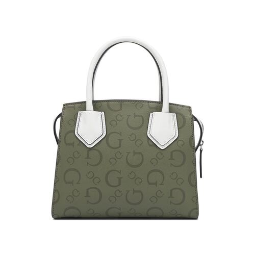 Bolsa Satchel Guess Color Verde Olivo para Mujer