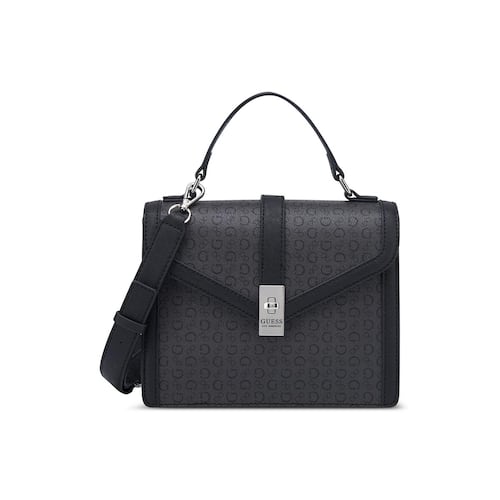 Bolsa Crossbody Guess Color Negro Suavizado para Mujer