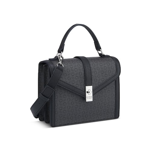 Bolsa Crossbody Guess Color Negro Suavizado para Mujer