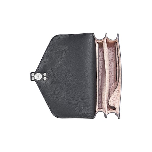 Bolsa Crossbody Guess Color Negro Suavizado para Mujer