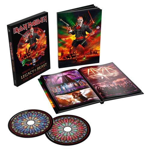 CD2 + Libro Iron Maiden - Nights Of The Dead Legacy Of The Beast Live In Mexico City
