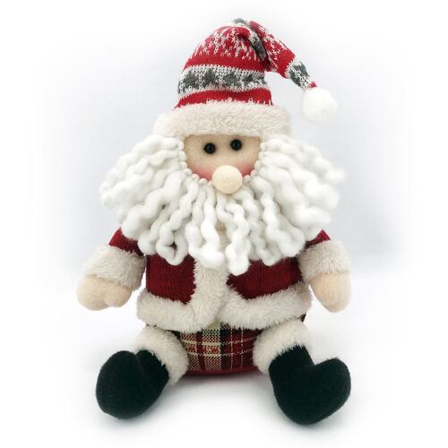 Santa Claus Sentado Con Música