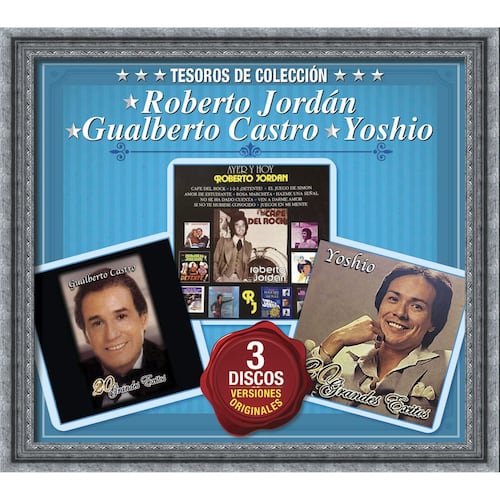 3 CDs Tesoros de Colección: Roberto Jordán, Gualberto Castro, Yoshio