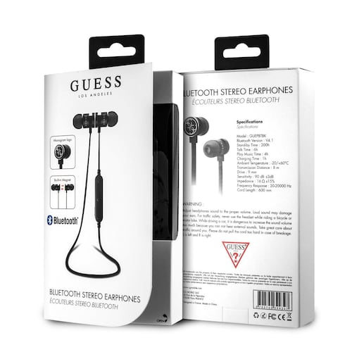 Audífonos Bluetooth Negro Guess