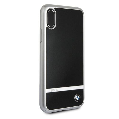 Funda BMW iPhone X Negra Raya en Aluminio
