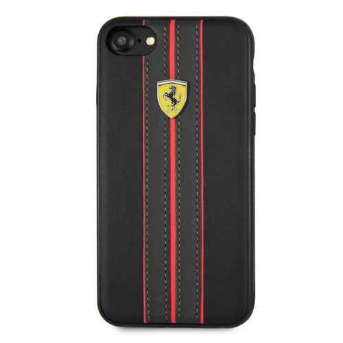 Funda Ferrari iPhone 6/7/8 Negra Piel