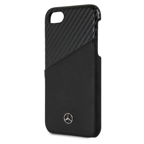 Funda Mercedes Benz iPhone 6/7/8 Negra Piel