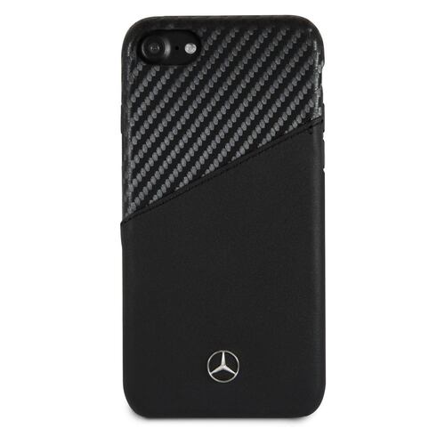 Funda Mercedes Benz iPhone 6/7/8 Negra Piel