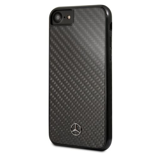 Funda Mercedes Benz iPhone 6/7/8 Negra Fibra de Carbón