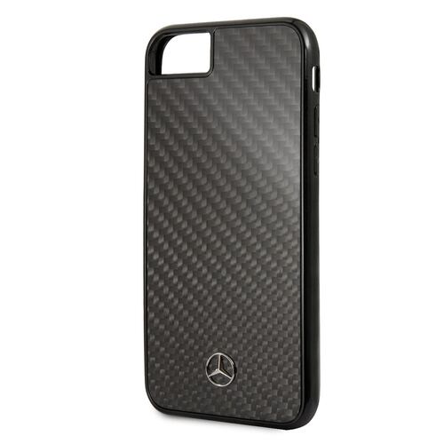 Funda Mercedes Benz iPhone 6/7/8 Negra Fibra de Carbón