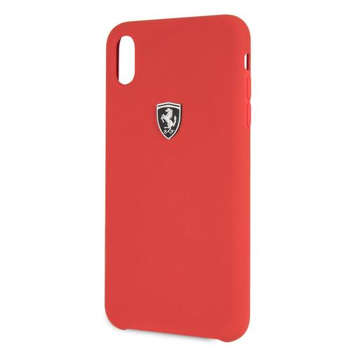 Funda para Celular Silicón Rojo iPhone XS Max Ferrari