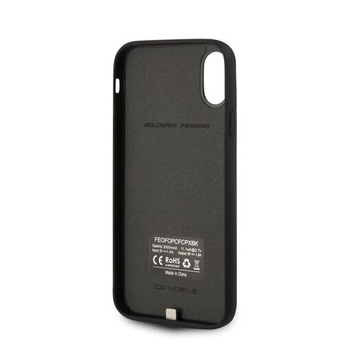 Power Case Negro 3600mha iPhone X Ferrari