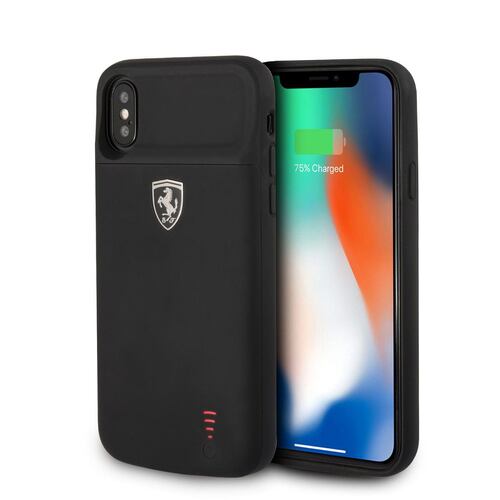 Power Case Negro 3600mha iPhone X Ferrari