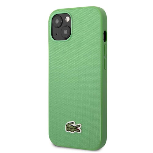 Funda Lacoste iphone 14 verde tejido