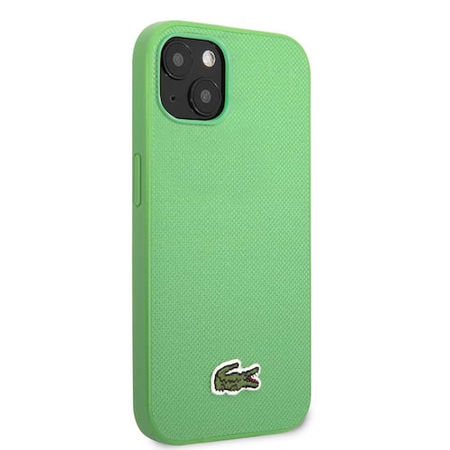 Funda Lacoste iphone 14 verde tejido