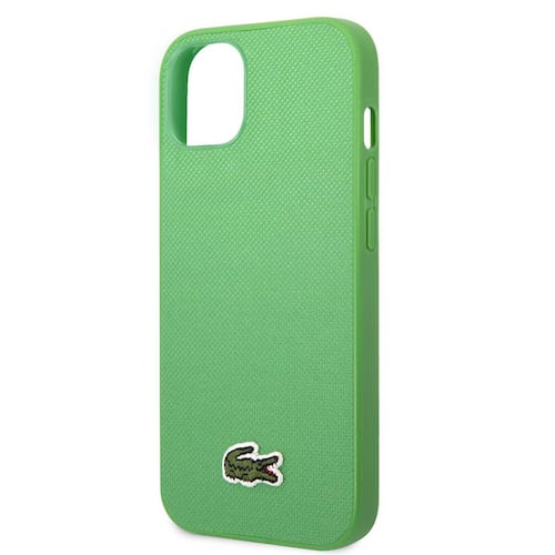 Funda Lacoste iphone 14 verde tejido