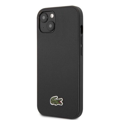 Funda Lacoste iphone 14  color negro tejido