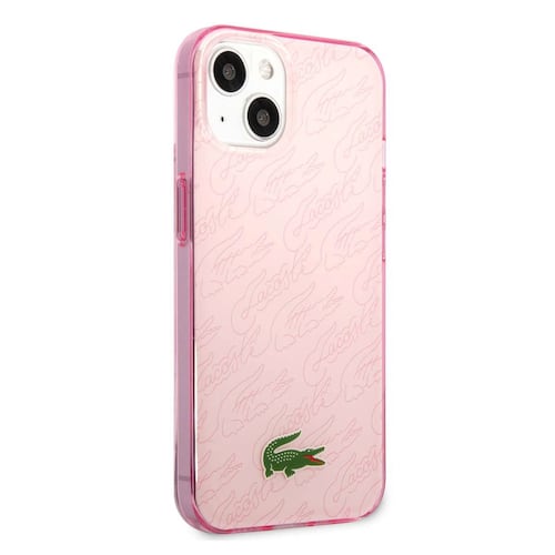 Funda Lacoste iphone 14 rosa