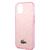 Funda Lacoste iphone 14 plus rosa