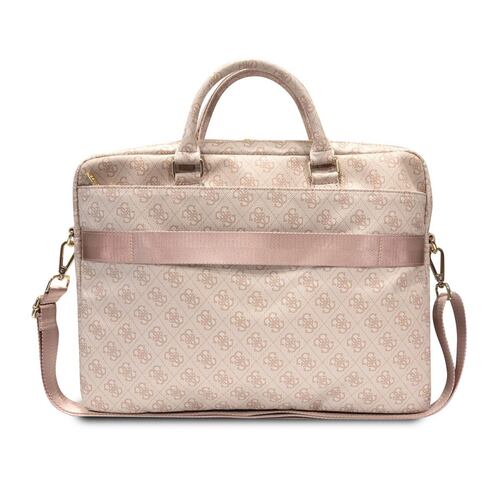 Portalaptop Guess stripes rosa 16"