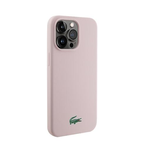 Funda Para iPhone 15 Pro Max Con Magsafe Lacoste Rosa