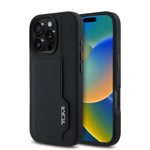 Funda Tumi en Piel con Tarjetero para IPhone 16 Pro