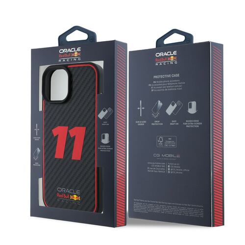 Funda Carbono con MagSafe Red Bull para iPhone 15