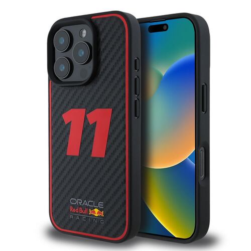 Funda Carbono con MagSafe Red Bull para iPhone 16 Pro Max