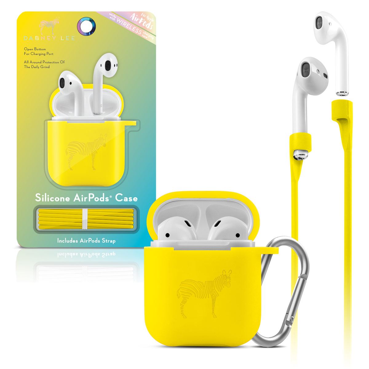 Funda de Silic n para Airpods Amarillo Ne n Dabney Lee