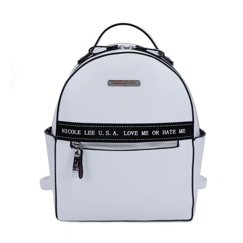 Mochila Zip Blanco Nicole Lee