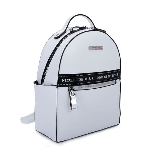 Mochila Zip Blanco Nicole Lee
