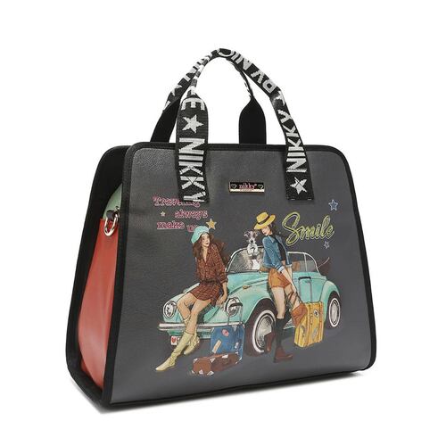 Bolso Tipo Handbag Para Dama Nikky  Nk12111 Aventureras