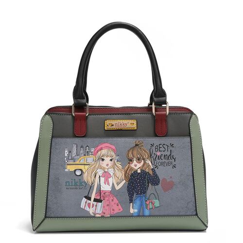 Bolso Tipo Satchel Nikky Nk12515 Friends Looks Alike