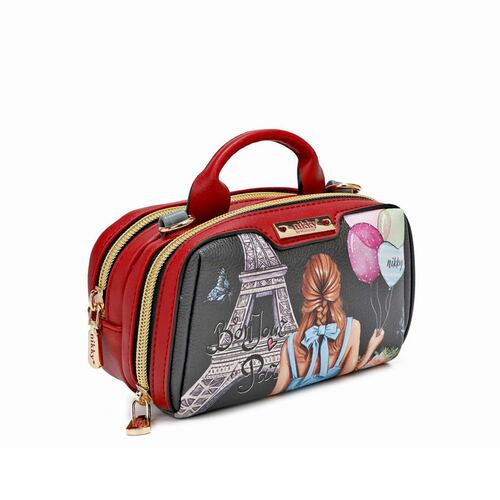 Bolso Tipo Cruzado Nk22535 Bonjour Paris