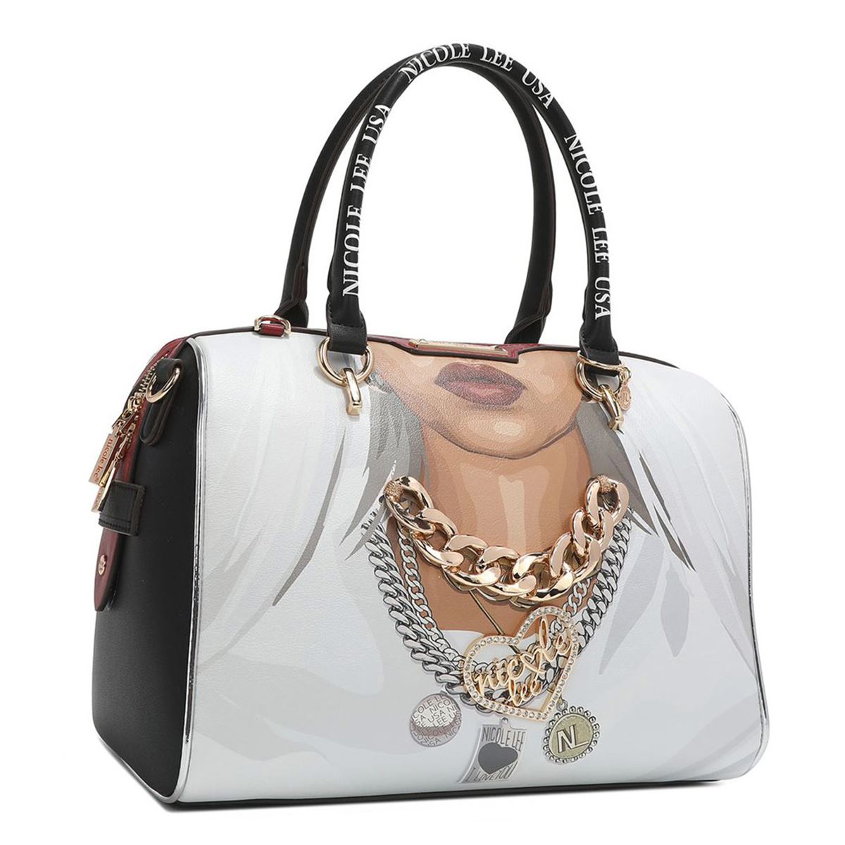 Bolsa nicole lee negra new arrivals