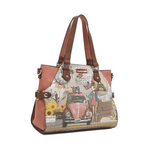 Bolso Tote Café My Life My Story para Mujer Nikky