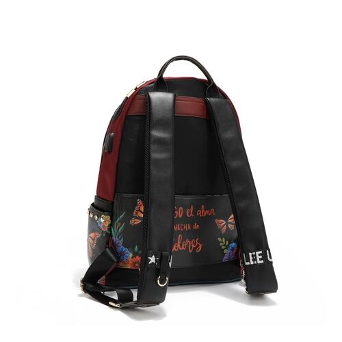 Mochila Alma de Colores Nicole Lee Negra para Mujer