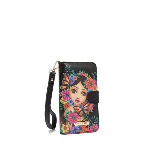 Porta Celular Alma de Colores Nicole Lee Negro para Mujer
