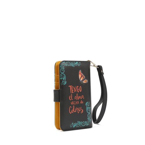 Porta Celular Alma de Colores Nicole Lee Negro para Mujer