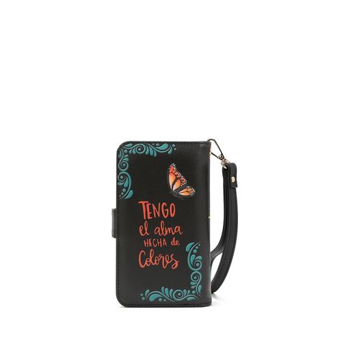 Porta Celular Alma de Colores Nicole Lee Negro para Mujer