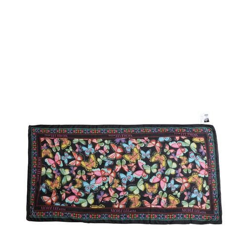 Pashmina Negra Alma de Colores Nicole Lee para Mujer